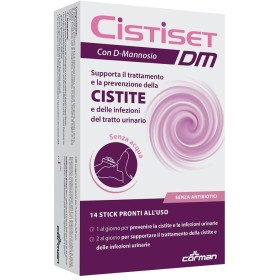 Cistiset DM Con D-Mannosio Per il Trattamento Delle Infezioni Delle Vie Urinarie 14 Stick