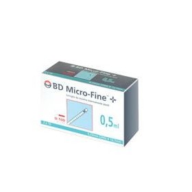 BD Siringa Per Insulina 0,5 ml 29g 12,7 mm 30 pezzi