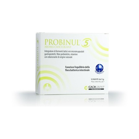 Probinul Integratore Fermenti Lattici 12 Bustine Gusto Cioccolato