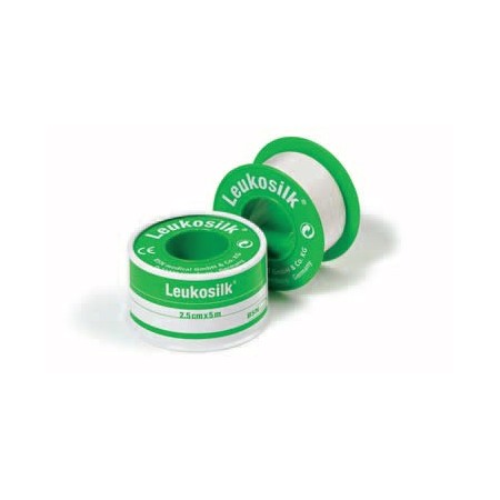 Leukosilk Cerotto su Rocchetto cm 5x5 m