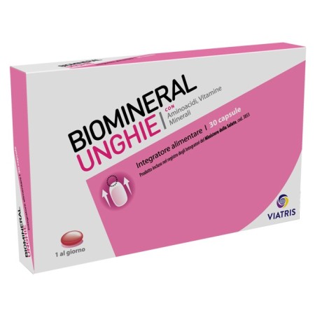 Biomineral Unghie Integratore Rinforzante 30 Capsule