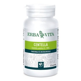Erba Vita Centella Asiatica Integratore Funzionalità del Microcircolo 125 Tavolette 400 mg