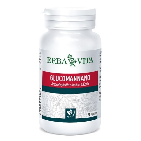 Erba Vita Glucomannano Integratore Intestinale 60 Capsule