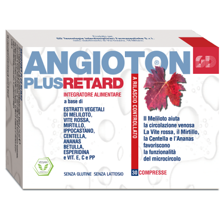 Angioton Plus Retard Integratore Circolazione 30 Compresse