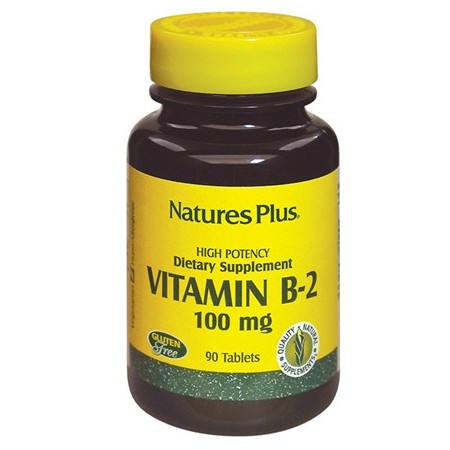 Nature's Plus Vitamina B2 Riboflavina Integratore 90 Tavolette