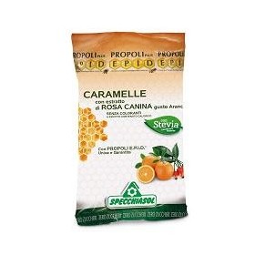 Specchiasol Epid Caramelle Propoli E Rosa Canina Gusto Arancia 24 Pezzi