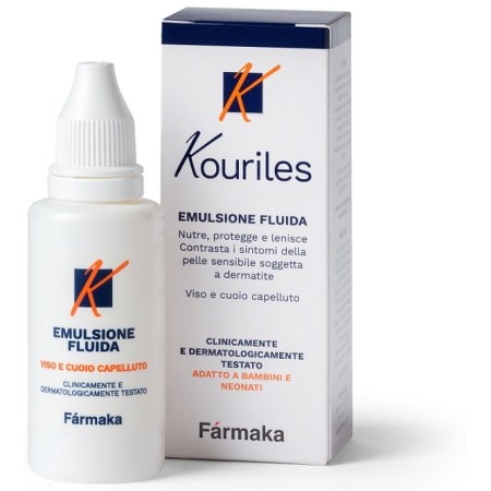 Kouriles Emulsione Fluida Dermatite Per Pelle Sensibile 30 ml
