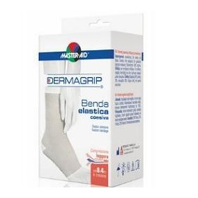 Dermagrip Benda Elastica Autobloccante Per Bendaggi Compressivi 4x4 cm