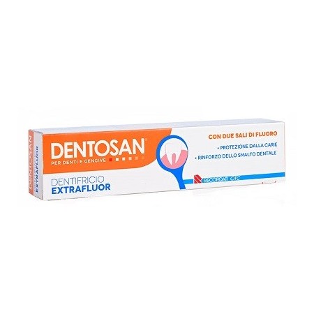 Dentosan Extrafluor Dentifricio Con Due Sali di Fluoro 75 ml