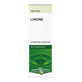 Erba Vita Olio Essenziale Limone Integratore Antibatterico e Depurativo 10 ml