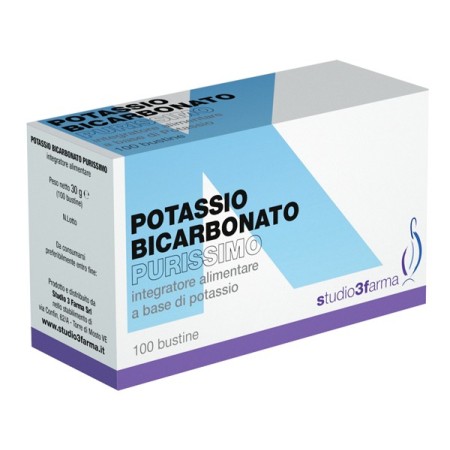 Studio 3 Farma Potassio Bicarbonato Integratore 100 Bustine