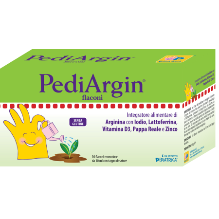Pediargin Integratore Multivitaminico 10 Flaconcini 10 ml  2Anni