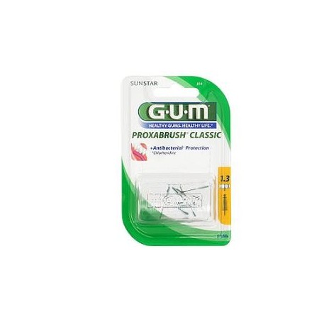 Gum Proxabrush Classic 514 Scovolini Interdentale Conico 1,3 mm 8 Pezzi