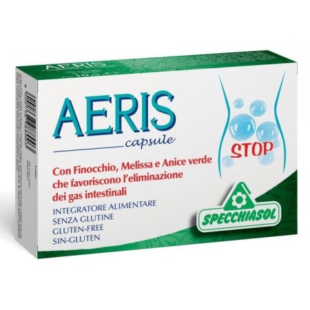 Specchiasol Aeris Gas Intestinale Integratore Eliminazione Gas 30 Capsule