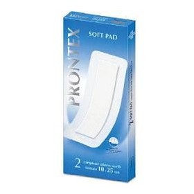 Safety Prontex Soft Pad Garza Adesiva 10x25cm 2 Pezzi