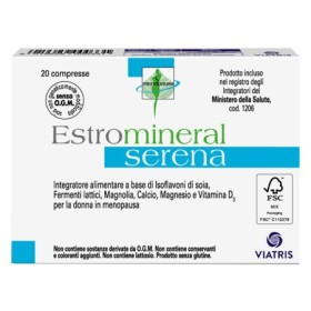 Estromineral Serena Integratore Menopausa E Ciclo Mestruale 20 Compresse