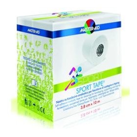 Master Aid Sport Tape Nastro Autoadesivo Per Bendaggio Di Sostegno cm 3,8x10m 1 Bobina Di Nastro