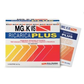 Mg.K Vis Ricarica Plus Integratore Sali Minerali E Vitamine 14 Bustine