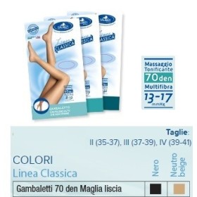 Sauber Linea Classica Gambaletto 70 Den Taglia 2° Colore Beige