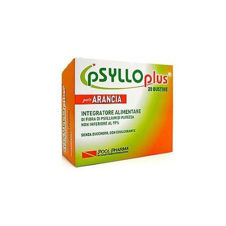 PsylloPlus Gusto Arancia Integratore Transito Intestinale 40 bustine