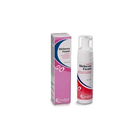 Candioli Diclorex Foam Schiuma Dermatologica Igienizzante Cani E Gatti 200 Ml