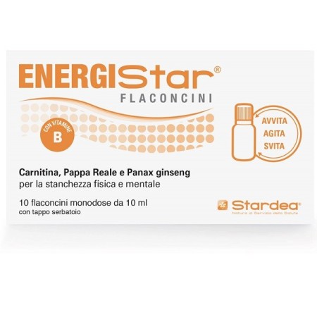Energistar Integratore Polivitaminico Gruppo B 10 Flaconcini
