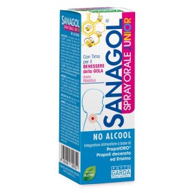 Sanagol Spray Orale Junior Integratore Gola Gusto Fragola 20 ml