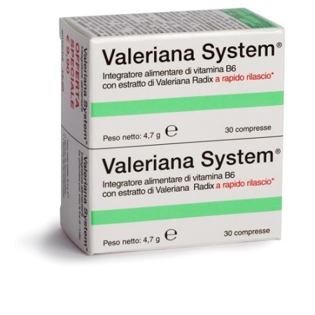 Valeriana System Integratore 30 30 Compresse