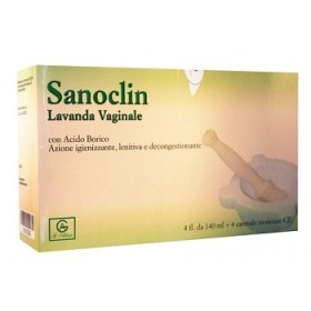 Sanoclin Lavanda Vaginale 4 Flaconcini da 140 ml