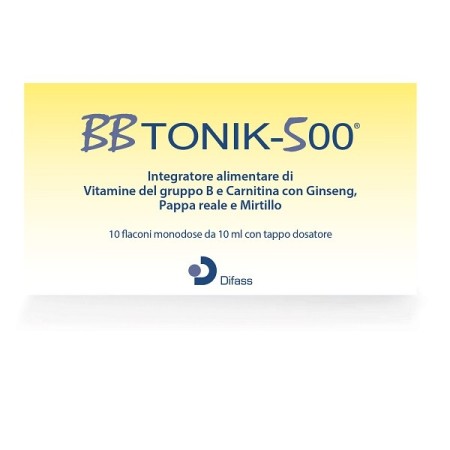 BB Tonik 500 Integratore 10 Flaconcini da 10 ml