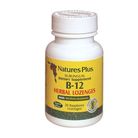 Nature's Plus Vitamina B12 Sublinguale Integratore 30 Pastiglie