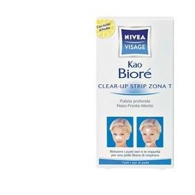 Nivea Clear-Up Strip Zona T Cerotti per Rimuovere Punti Neri 6 Pezzi