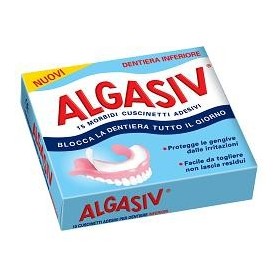 Algasiv Cuscinetti Adesivi Inferiore Per Dentiera 15 Pezzi