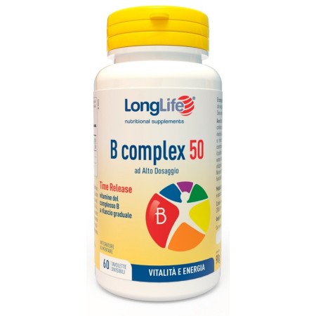 Longlife B Complex 50 T/R Integratore Vitaminico 60 Tavolette