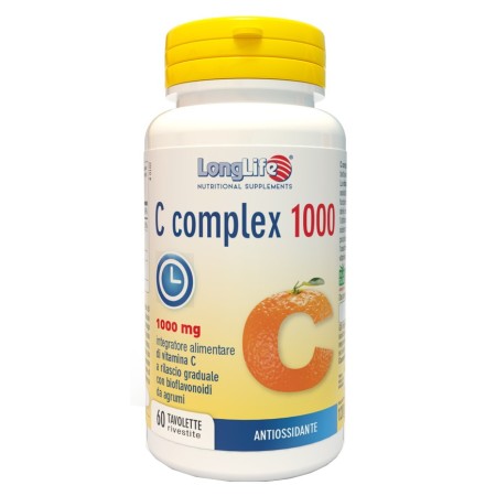 LongLife C Complex 1000 Integratore Vitaminico 60 Tavolette Rilascio Graduale