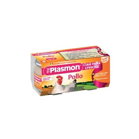 Plasmon Omogenizzato Pollo 2 Vasetti da 80 g