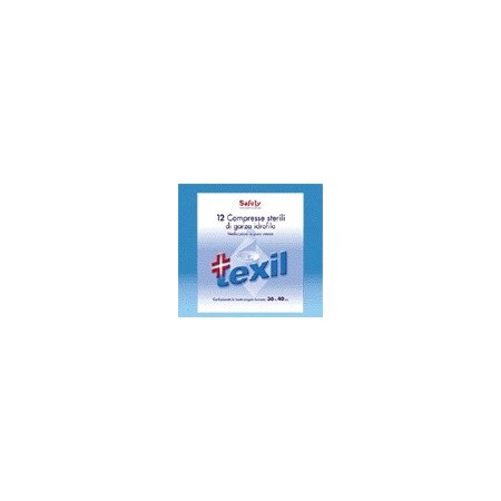 Safety Texil Garza Idrofila Sterile 18x40 cm 12 Compresse