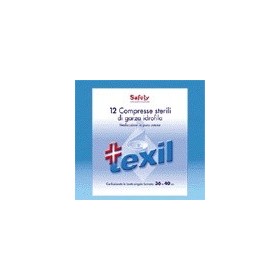 Safety Texil Garza Sterile Idrofila 36x40 cm 12 Compresse