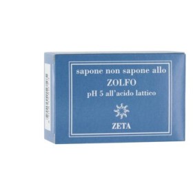 Zeta Sapone Non Sapone Detergente Allo Zolfo pH5 All'Acido Lattico 100 g