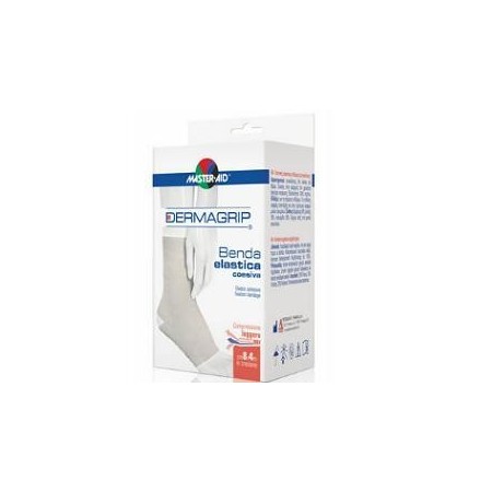 Dermagrip Benda Elastica Autobloccante Per Bendaggi Compressivi cm 6x4m