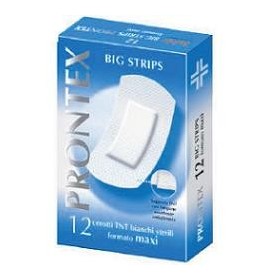 Safety Prontex Cerotto Big Strips Formato Maxi 12 Pezzi
