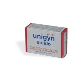 Unigyn Solido Sapone Detergente pH 4.5 Igiene Intima 100 g