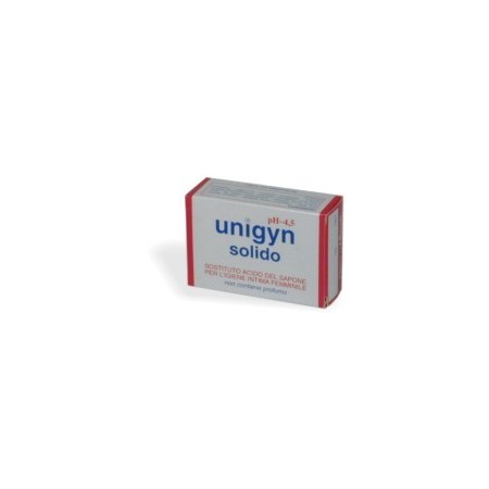 Unigyn Solido Sapone Detergente pH 4.5 Igiene Intima 100 g