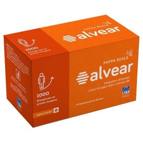 Alvear 1000 Integratore Energetico Con Pappa Reale Gusto Arancia 10 Flaconcini