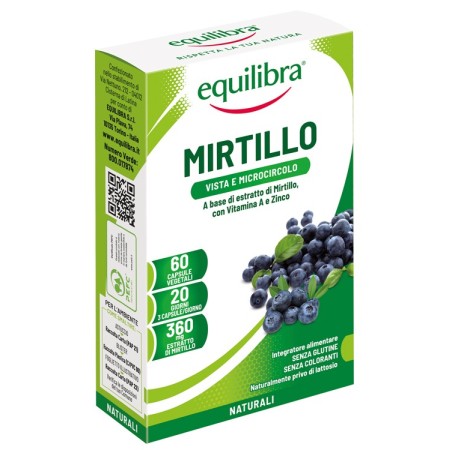 Equilibra Mirtillo Integratore Antiossidante 60 Perle