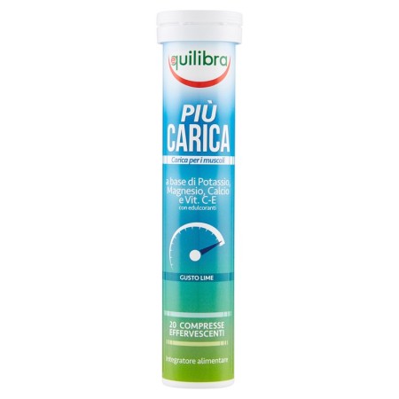 Equilibra Più Carica Integratore Vitamine e Sali Minerali 20 Compresse Effervescenti