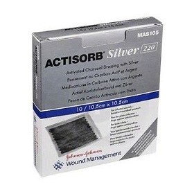 ACTISORB SILV 220 10,5X10,5 3P