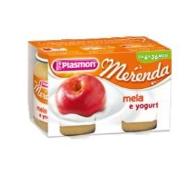 Plasmon Dessert Omogeneizzato Yogurt Mela 2 Vasetti da 120 g