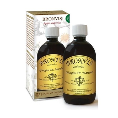 Dr. Giorgini Bronvis Liquido Analcolico Integratore Vie Respiratorie 500 ml