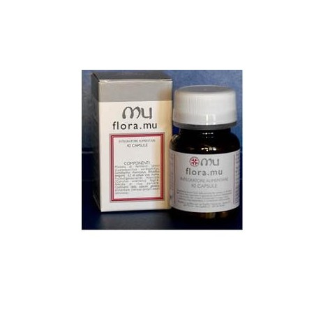 Flora Mu Integratore Fermenti Lattici Prebiotici 40 Capsule